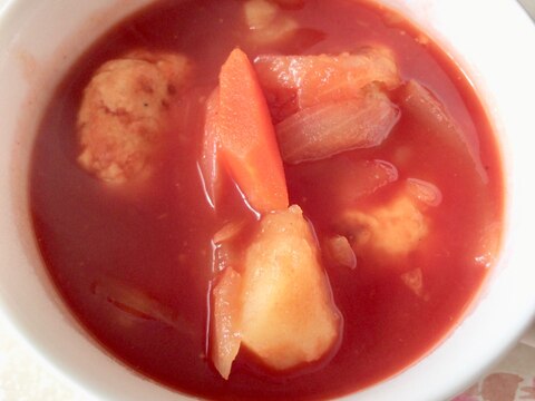 肉団子のトマトスープ煮